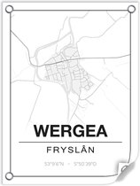 Tuinposter WERGEA (Fryslân) - 60x80cm
