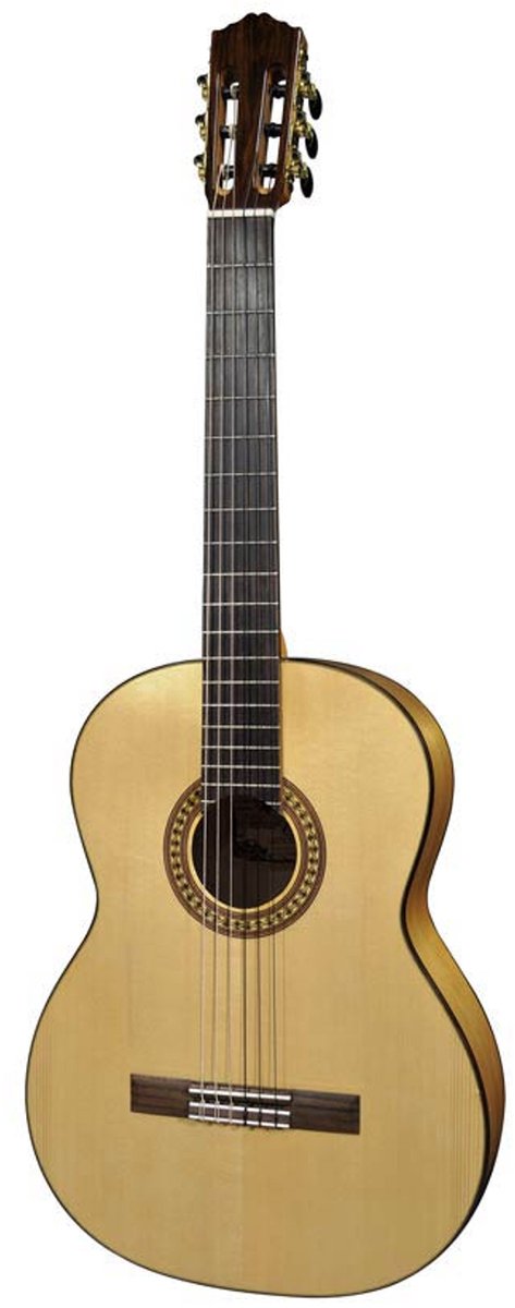 Salvador Cortez CF-55 Flamenco gitaar met massief sparren bovenblad