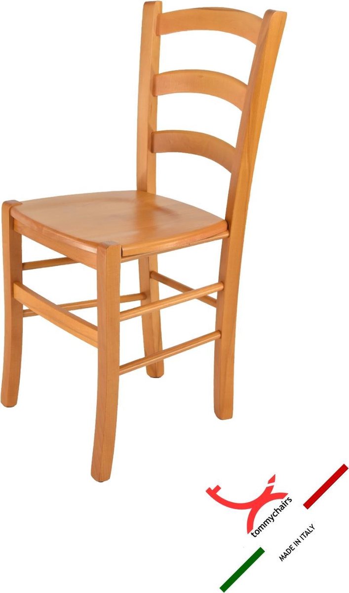 Tommychairs Venice - Eetkamerstoel - 1 Stuk - Bruin - Hout