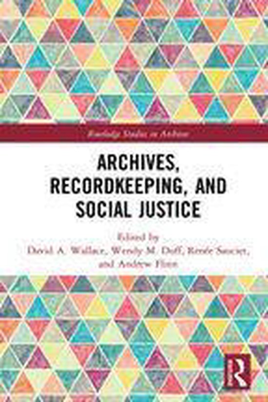 Routledge Studies in Archives - Archives, Recordkeeping and  ... - cover