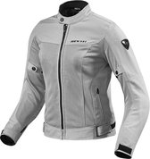 REV'IT! Eclipse Lady Silver Textile Motorcycle Jacket 40