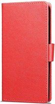 Samsung Galaxy Xcover Pro Bookcase hoesje - CaseBoutique - Solide Rouge - cuir artificiel