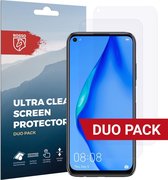 Rosso Screen Protector Ultra Clear Duo Pack Geschikt voor Huawei P40 Lite | TPU Folie | Case Friendly | 2 Stuks