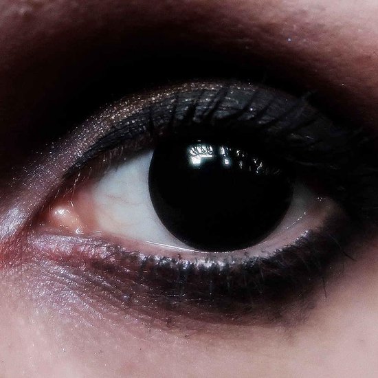 Habubu zien compenseren MesmerEyez Halloween ooglenzen Blind black 1 jaar Zwart | bol.com