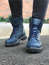 Chekich CH009 Matt ST MEN'S BOOTS NAVY BLUE