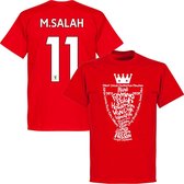 Liverpool M. Salah Kampioens T-Shirt 2020 - Rood - M