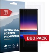 Rosso Sony Xperia 1 Ultra Clear Screen Protector Duo Pack
