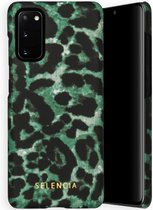 Selencia Maya Fashion Backcover Samsung Galaxy S20 hoesje - Green Panther