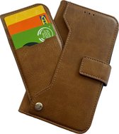Samsung Galaxy J5 2017 Hoesje - Portemonnee Book Case met Extra Pasjeshouder Vakken - Bruin
