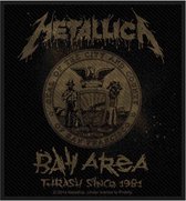 Metallica Patch Bay Area Thrash Zwart