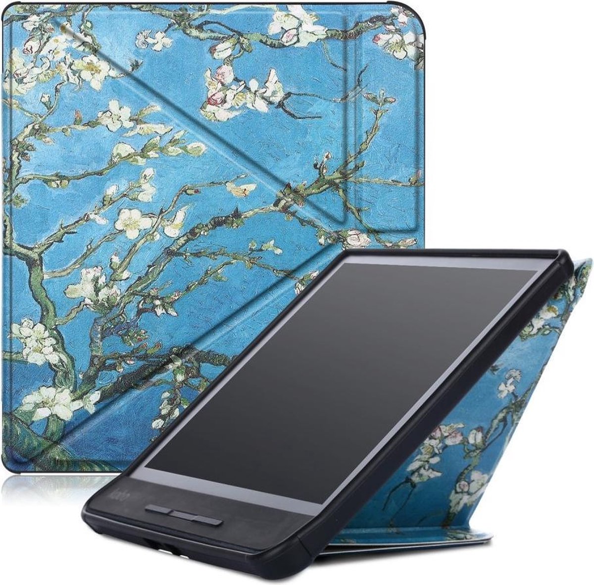 Lunso sleepcover origami hoes Kobo Forma (8 inch) Van