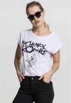 Urban Classics My Chemical Romance Dames Tshirt -XS- My Chemical Romance Black Parade Cover Wit