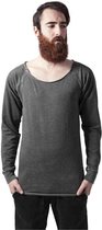 Urban Classics Longsleeve shirt -S- Knitted Grijs