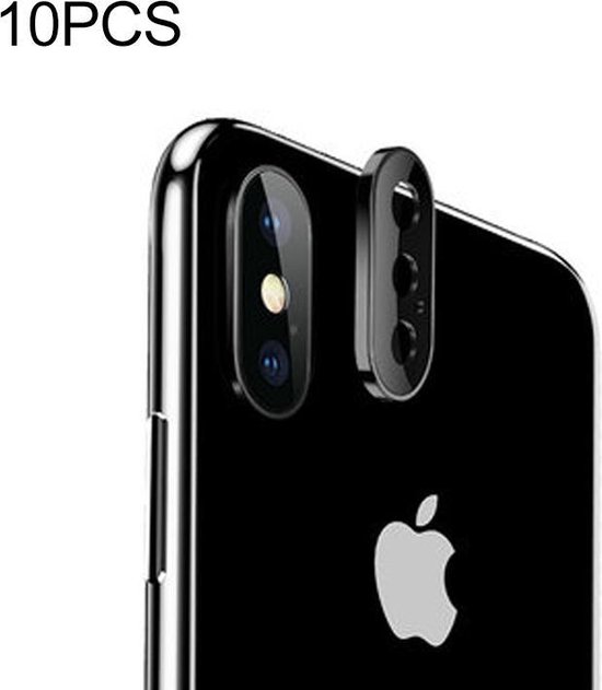 Bol Com 10 Stuks Titanium Legering Metalen Camera Lens Beschermer Gehard Glas Film Voor Iphone