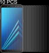 10 STKS voor Galaxy A8 + (2018) 0.26mm 9 H Oppervlaktehardheid 2.5D Gebogen Rand Gehard Glas Screen Protector