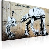 Schilderijen Op Canvas - Schilderij - I Am Your Father by Banksy 60x40 - Artgeist Schilderij