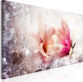 Schilderijen Op Canvas - Schilderij - Magnolia Story (1 Part) Narrow 135x45 - Artgeist Schilderij