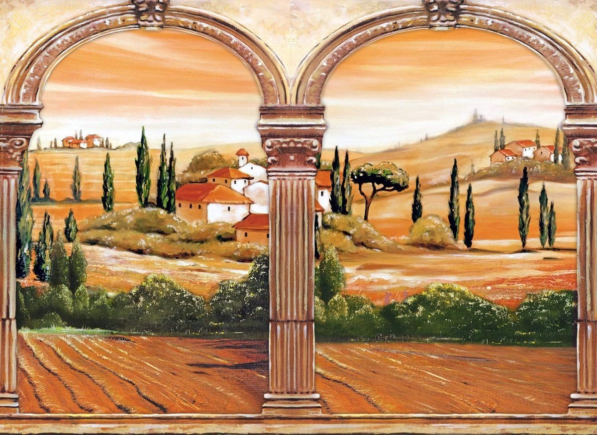 Vliesfotobehang Fotobehang 7 Banen, Toscane Art. 18298