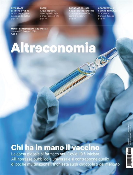 Altreconomia 227 - Giugno 2020 - cover