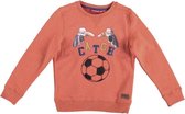 Someone zachte jongens sweater orange melange - Maat 116