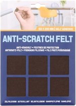 Anti-krasvilt - Zelfklevend - Eenvoudig op maat te maken - 150 x 200 mm - Bruin