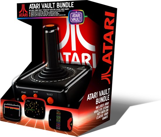 Atari Retro PC USB Joystick – Vault Bundle (100 games) - Atari