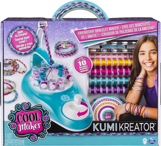 Cool Maker Machine à bracelets Kumi Kreator. Crée jusqu'à 10 bracelets avec  la machine... | bol.com