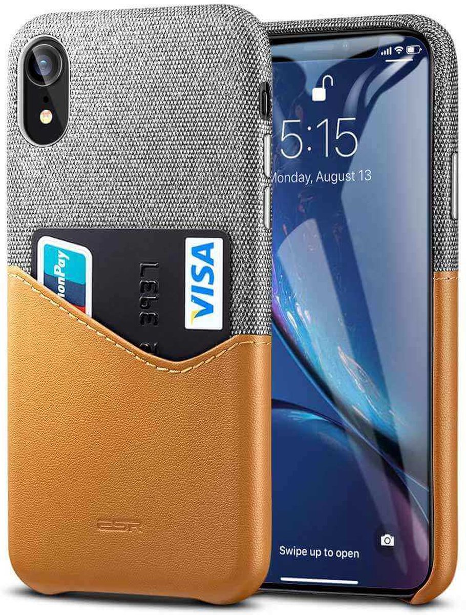 ESR Backcase Hoesje Metro Series iPhone XR - Bruin