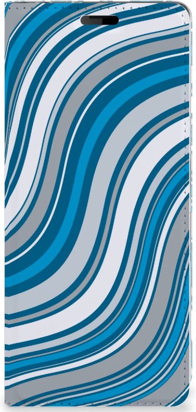 Coque Sony Xperia 10 avec Aimant Waves Blue