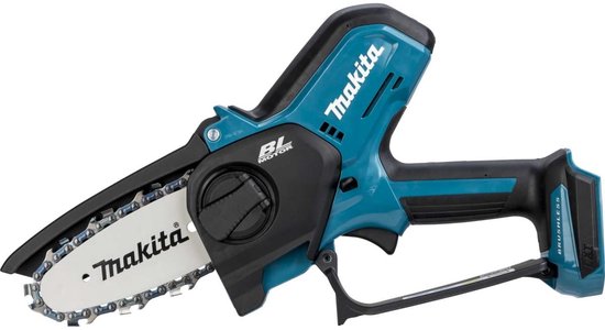2-in-1 kettingzaag en hoogsnoeier accu voor Makita 18 V, met 2 x 4,0 Ah accu, verlengstang tot 4,2 m, borstelloze motor, elektrische snoeizaag voor boomtakken, houtzagen