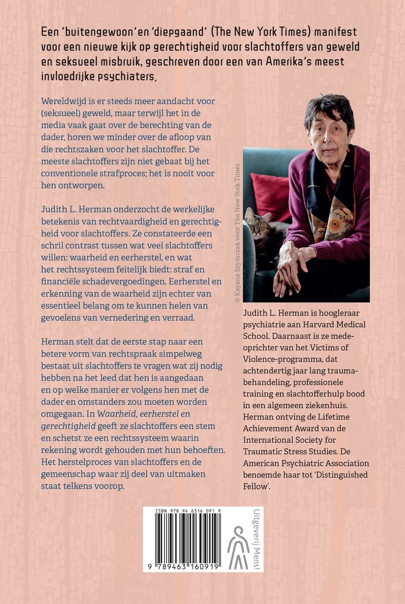 Waarheid, eerherstel en gerechtigheid - back cover