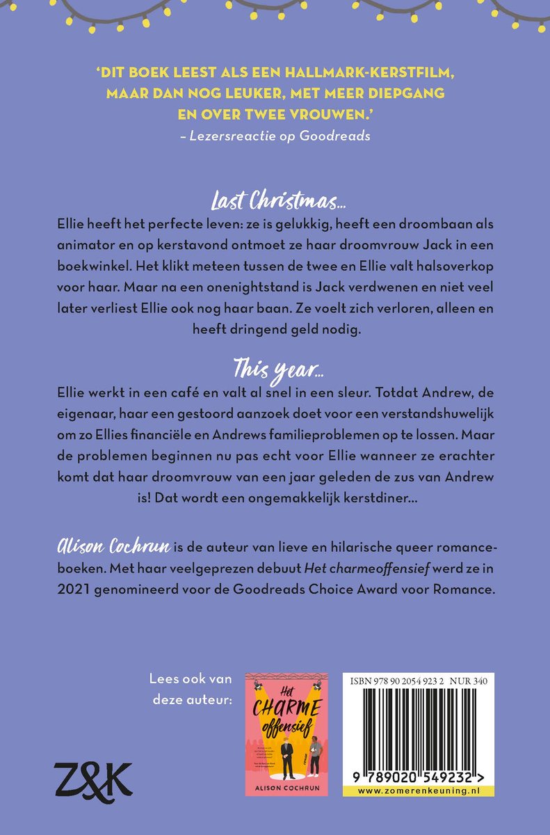 Een kerst om te kussen - back cover