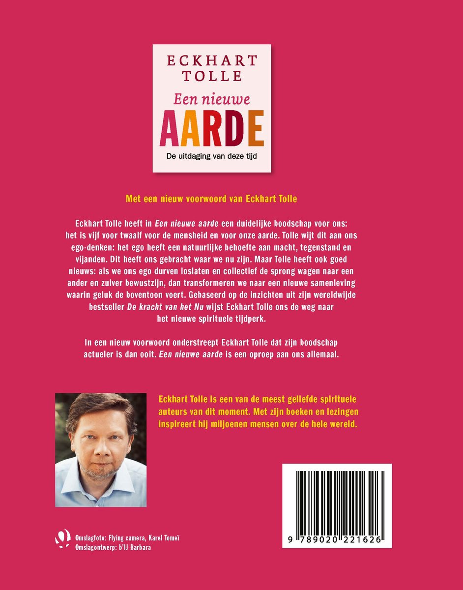 Een nieuwe aarde - back cover