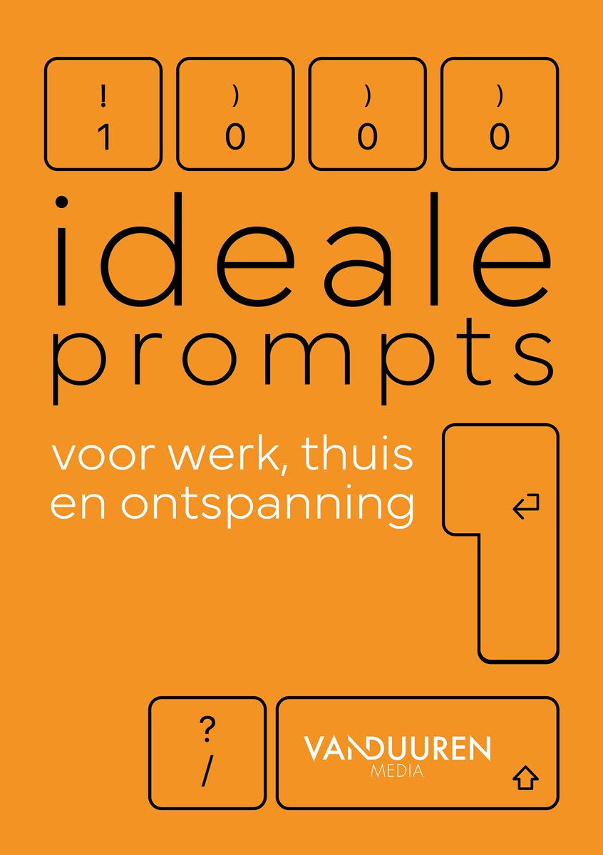 Omslag van 1000 ideale prompts voor werk, thuis en ontspanning