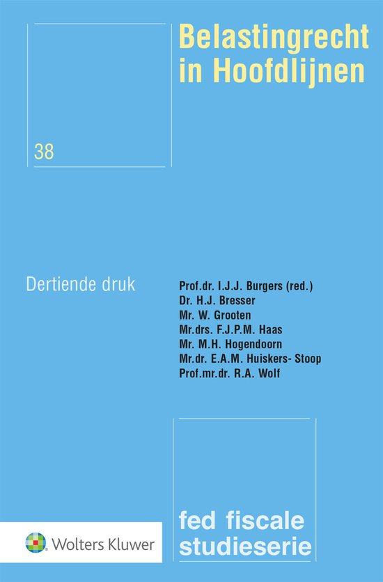 Belastingrecht in Hoofdlijnen - cover