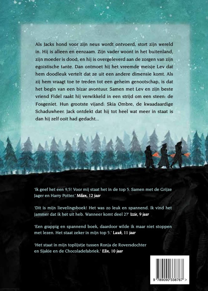 Jack en Lev - de Strijd Om de Fosgenieten- Jack en Lev - De terugkeer van de Schaduwheer - back cover