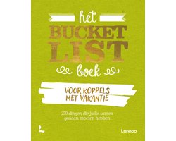 Het Bucketlist boek voor koppels met vakantie