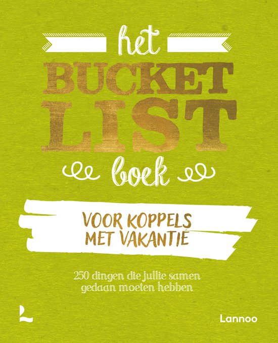 Het Bucketlist boek voor koppels met vakantie - cover