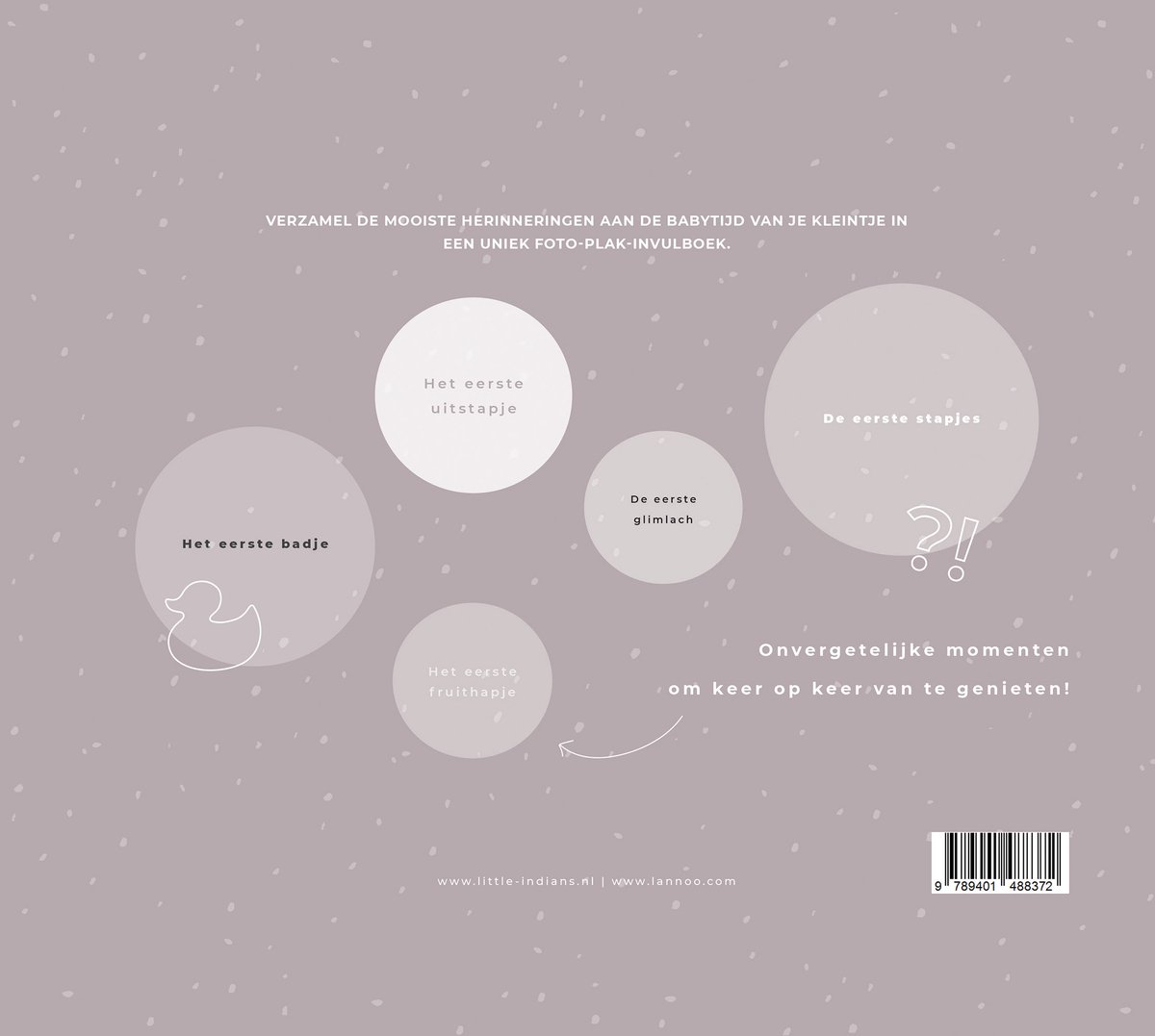 Het Babyboek - back cover