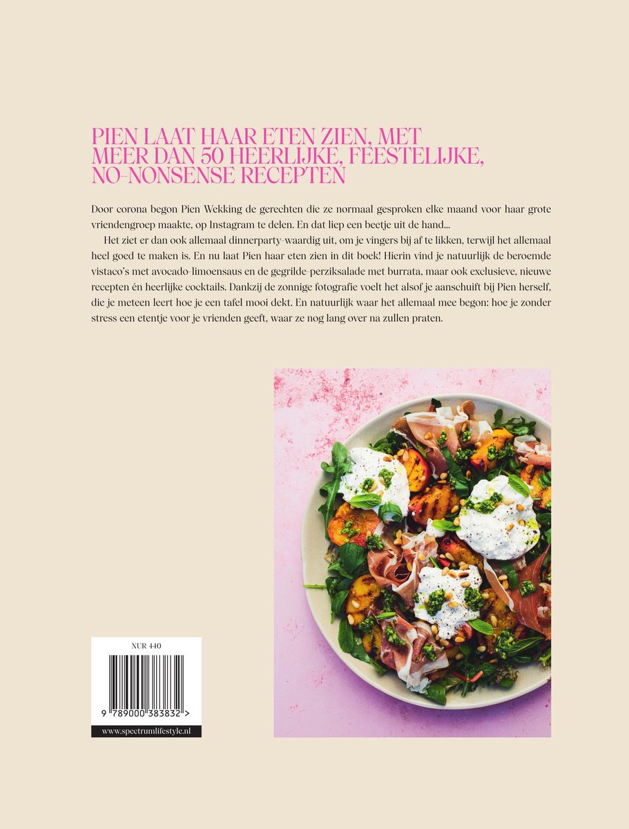 Pien laat haar eten zien - back cover