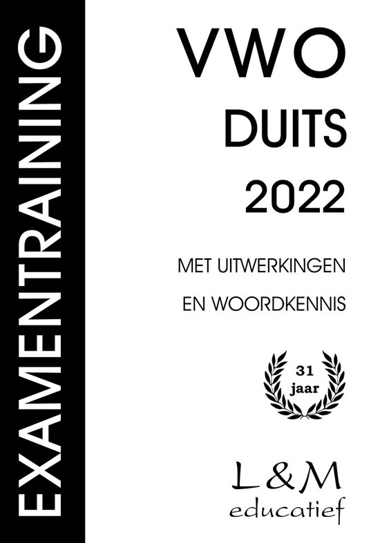 Examentraining Vwo Duits 2022 - cover
