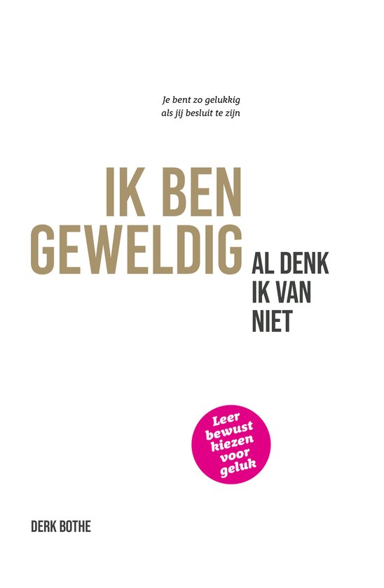 Ik ben geweldig al denk ik van niet - cover