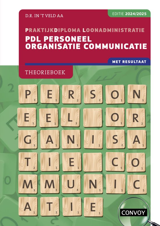 PDL Personeel Organisatie Communicatie 2024/2025 Theorieboek