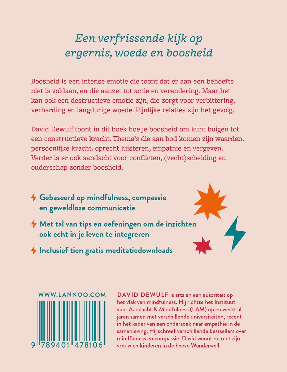 Anders omgaan met boosheid - back cover