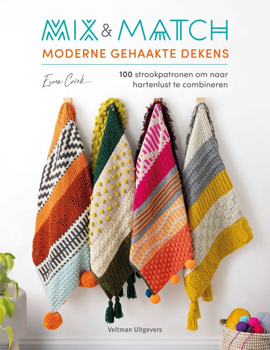 Mix & Match moderne gehaakte dekens - cover
