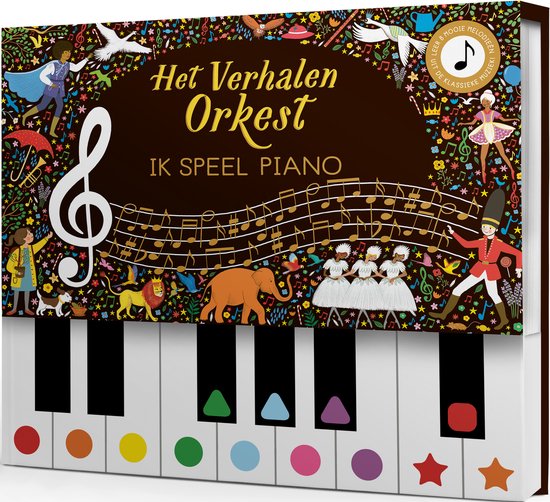 Ik speel piano, muziekboek. 4+