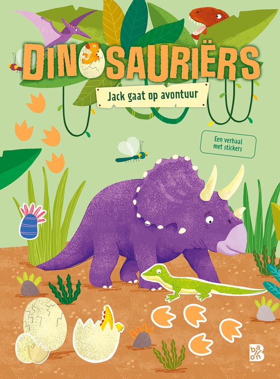 Dinosauriërs verhalenplakboek - cover