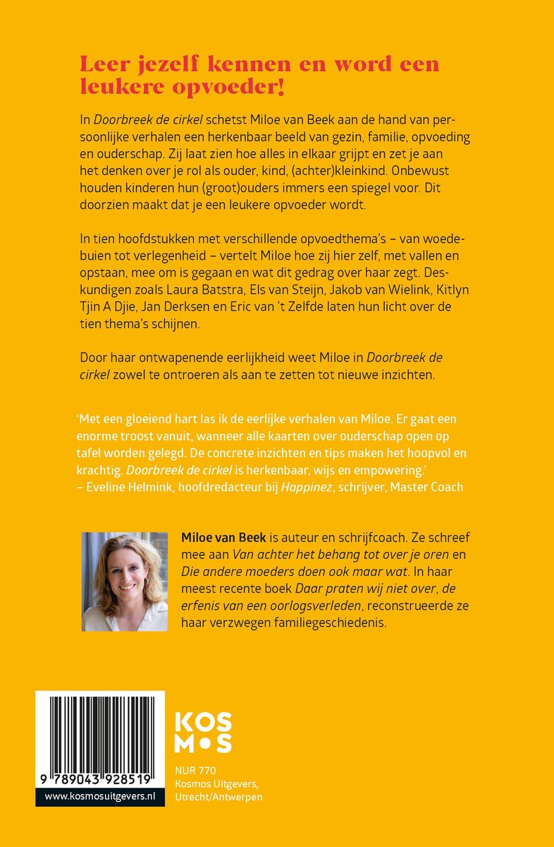 Doorbreek de cirkel - back cover