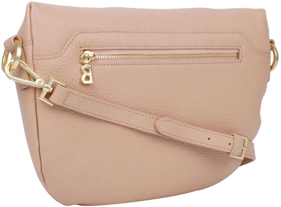 Bogner Cuir Sac à épaule bandoulière Andermatt Sina Shoulderbag Cappuccino Marron clair