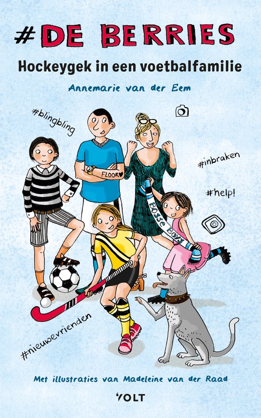 De Berries 1 - Hockeygek in een voetbalfamilie - cover